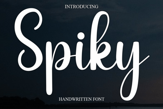 Spiky Font